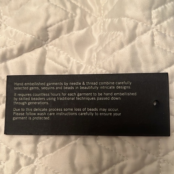 Needle & Thread Contour ornate long sleeve dress in Green sequins - Picture 9 of 10